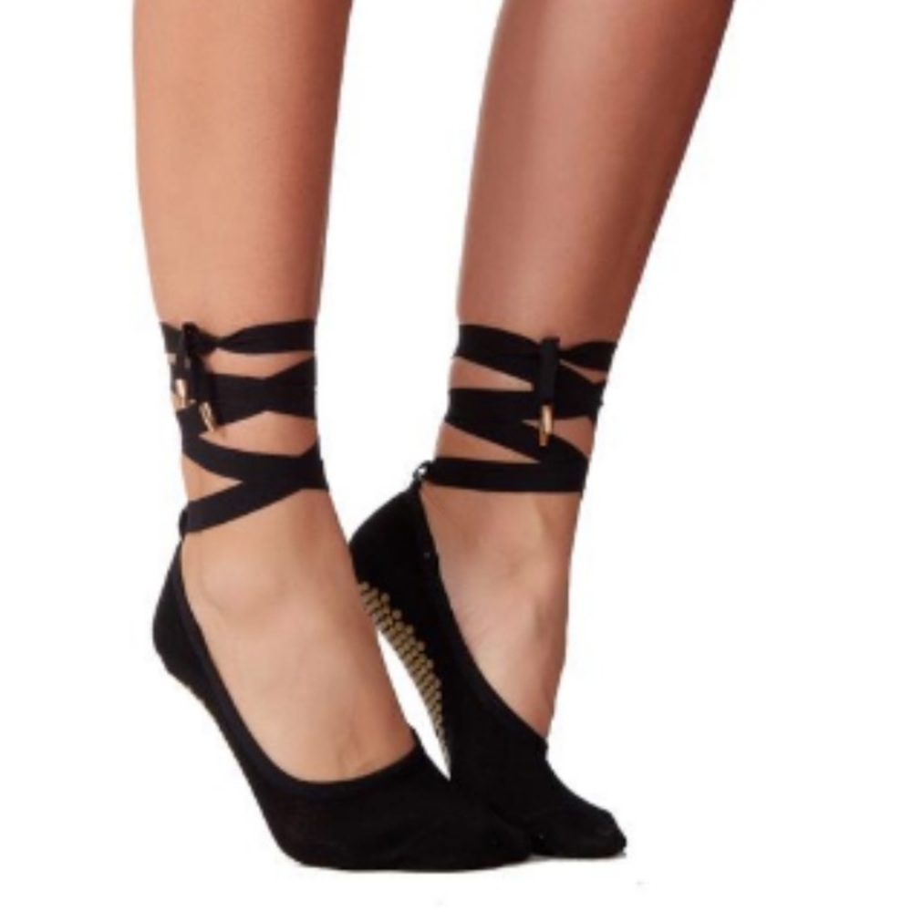 Lucky Honey Lace-Up Grip Sock